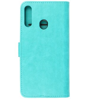 Bestcases Booktype Telefoonhoesje voor Samsung Galaxy A20s - Groen