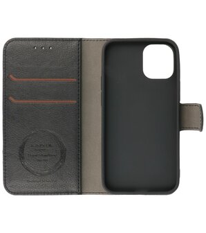 Kaarthouder Portemonnee Book Case Hoesje iPhone 12 mini - Zwart