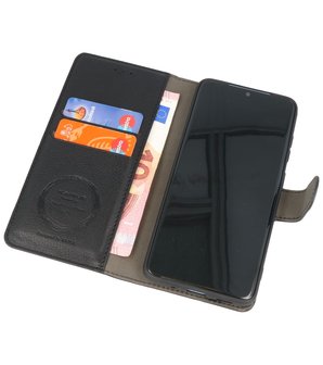 Kaarthouder Portemonnee Book Case Hoesje iPhone 12 - 12 Pro - Zwart