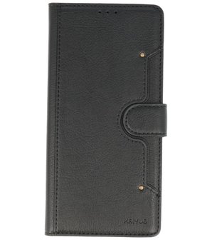 Kaarthouder Portemonnee Book Case Hoesje iPhone 12 - 12 Pro - Zwart