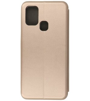 Slim Folio Telefoonhoesje voor Samsung Galaxy M31 - Goud