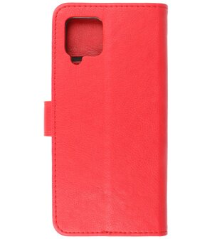 Booktype Wallet Case Telefoonhoesje voor Samsung Galaxy A42 5G - Rood