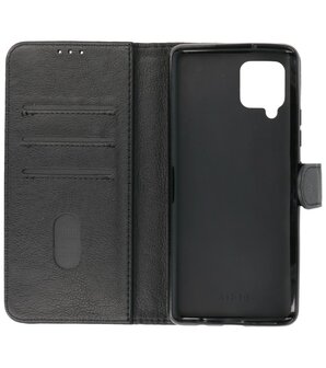 Booktype Wallet Case Telefoonhoesje voor Samsung Galaxy A42 5G - Zwart