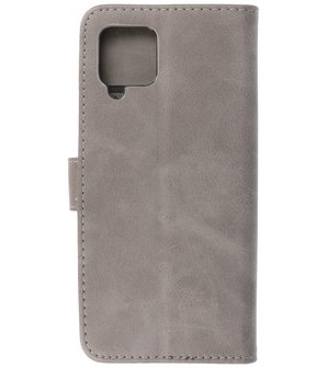 Booktype Wallet Case Telefoonhoesje voor Samsung Galaxy A42 5G - Grijs