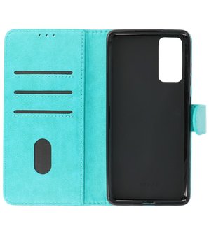 Booktype Wallet Case Telefoonhoesje voor Samsung Galaxy S20 FE - Groen