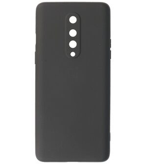 2.0mm Dikke Fashion Telefoonhoesje Backcover - Siliconen Hoesje - OnePlus 8 - Zwart