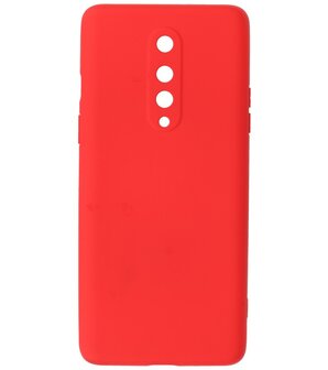 2.0mm Dikke Fashion Telefoonhoesje Backcover - Siliconen Hoesje - OnePlus 8 - Rood