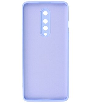 2.0mm Dikke Fashion Telefoonhoesje Backcover - Siliconen Hoesje - OnePlus 8 - Paars