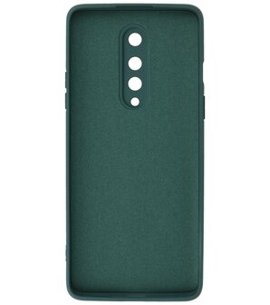 2.0mm Dikke Fashion Telefoonhoesje Backcover - Siliconen Hoesje - OnePlus 8 - Army Green