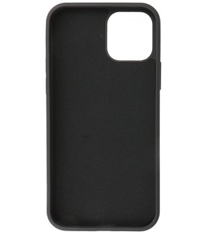 2.0mm Dikke Fashion Telefoonhoesje Backcover - Siliconen Hoesje - iPhone 12 Pro Max - Zwart