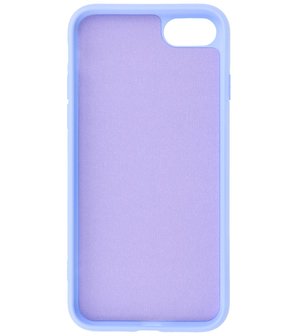 2.0mm Dikke Fashion Telefoonhoesje Backcover - Siliconen Hoesje - iPhone SE (2020) / SE (2022) - iPhone 8 - iPhone 7- Paars