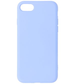 2.0mm Dikke Fashion Telefoonhoesje Backcover - Siliconen Hoesje - iPhone SE (2020) / SE (2022) - iPhone 8 - iPhone 7- Paars