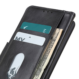Portemonnee Telefoonhoesje voor Motorola Moto G9 Play - Zwart