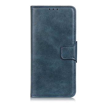 Portemonnee Telefoonhoesje voor Oppo Reno 4 / Reno 4 5G - Blauw