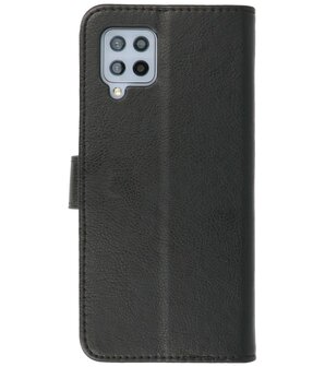 Booktype Wallet Case Telefoonhoesje voor Samsung Galaxy A42 5G - Zwart