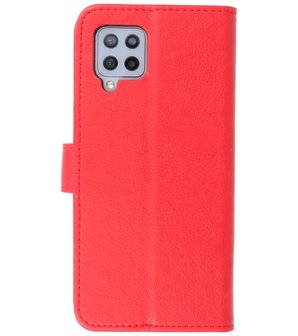 Booktype Wallet Case Telefoonhoesje voor Samsung Galaxy A42 5G - Rood