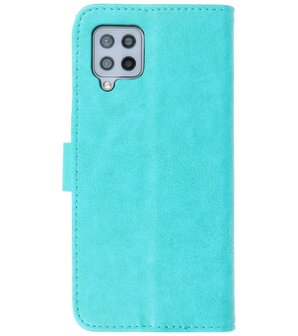 Booktype Wallet Case Telefoonhoesje voor Samsung Galaxy A42 5G - Groen