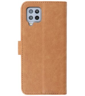 Booktype Wallet Case Telefoonhoesje voor Samsung Galaxy A42 5G - Bruin