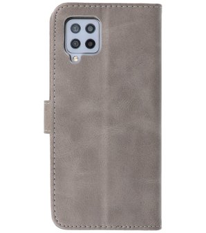 Booktype Wallet Case Telefoonhoesje voor Samsung Galaxy A42 5G - Grijs
