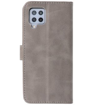 Booktype Wallet Case Telefoonhoesje voor Samsung Galaxy A42 5G - Grijs