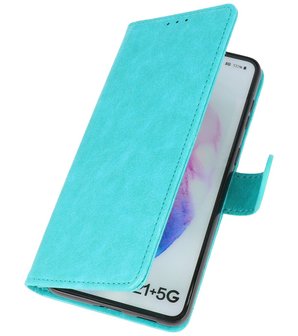 Booktype Wallet Case Telefoonhoesje voor Samsung Galaxy S21 Plus - Groen