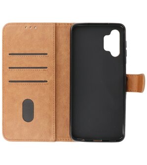 Booktype Wallet Case Telefoonhoesje voor Samsung Galaxy A32 5G - Bruin