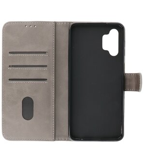 Booktype Wallet Case Telefoonhoesje voor Samsung Galaxy A32 5G - Grijs