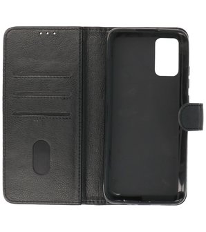 Booktype Wallet Case Telefoonhoesje voor Samsung Galaxy A02s / A03s - Zwart