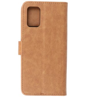 Booktype Wallet Case Telefoonhoesje voor Samsung Galaxy A02s / A03s - Bruin