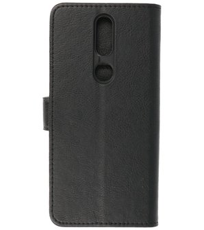 Booktype Wallet Case Telefoonhoesje voor Nokia 2.4 - Zwart