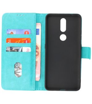 Booktype Wallet Case Telefoonhoesje voor Nokia 2.4 - Groen