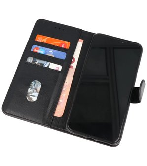 Booktype Wallet Case Telefoonhoesje voor Motorola Moto G 5G - Zwart