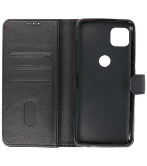 Booktype Wallet Case Telefoonhoesje voor Motorola Moto G 5G - Zwart