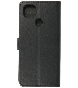 Booktype Wallet Case Telefoonhoesje voor Motorola Moto G9 Power (2020) - Zwart