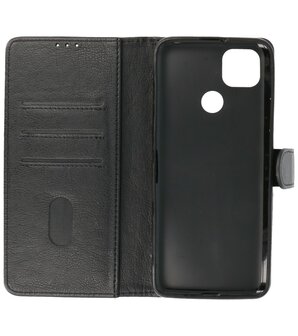 Booktype Wallet Case Telefoonhoesje voor Motorola Moto G9 Power (2020) - Zwart