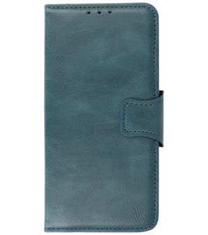 Portemonnee Wallet Case Hoesje voor Samsung Galaxy A32 5G - Blauw