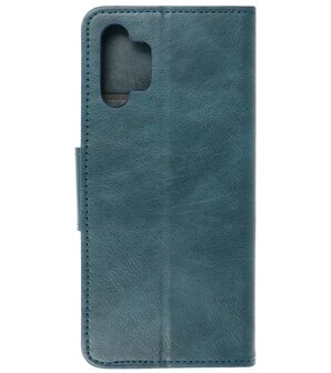 Portemonnee Wallet Case Hoesje voor Samsung Galaxy A32 5G - Blauw