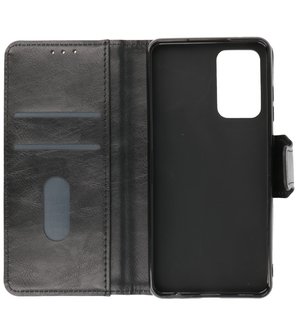 Portemonnee Wallet Case Hoesje voor Samsung Galaxy A72 / A72&nbsp;5G - Zwart