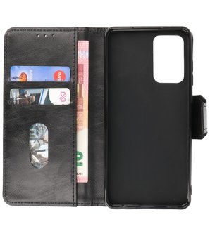 Portemonnee Wallet Case Hoesje voor Samsung Galaxy A72 / A72&nbsp;5G - Zwart