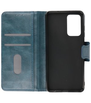 Portemonnee Wallet Case Hoesje voor Samsung Galaxy A72 / A72&nbsp;5G - Blauw