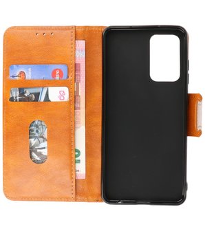 Portemonnee Wallet Case Hoesje voor Samsung Galaxy A72 / A72&nbsp;5G - Bruin