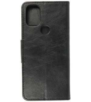 Portemonnee Wallet Case Hoesje voor OnePlus Nord N10 5G - Zwart