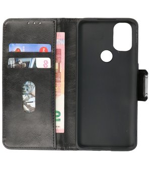 Portemonnee Wallet Case Hoesje voor OnePlus Nord N10 5G - Zwart