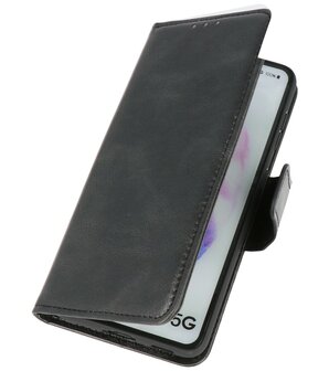 Portemonnee Wallet Case Hoesje voor OnePlus Nord N10 5G - Zwart