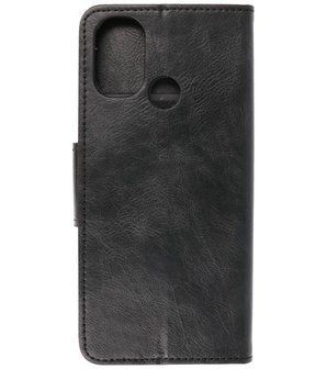 Portemonnee Wallet Case Hoesje voor OnePlus Nord N100 - Zwart