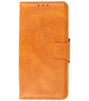 Portemonnee Wallet Case Hoesje voor OnePlus Nord N100 - Bruin