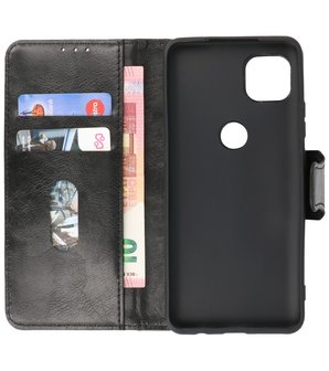 Portemonnee Wallet Case Hoesje voor Motorola Moto G 5G - Zwart