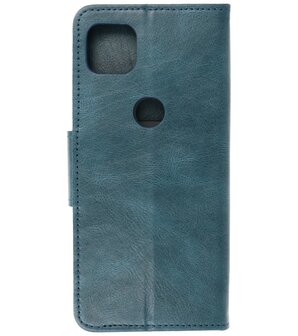 Portemonnee Wallet Case Hoesje voor Motorola Moto G 5G - Blauw