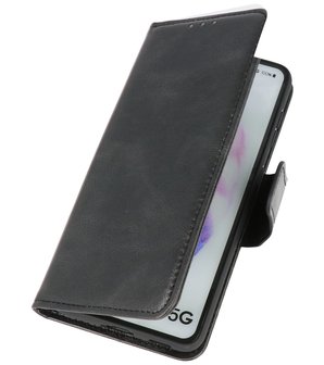 Portemonnee Wallet Case Hoesje voor Nokia 2.4 - Zwart