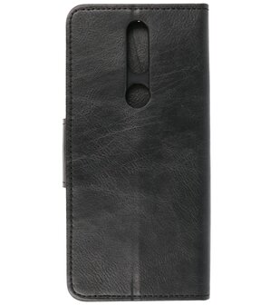 Portemonnee Wallet Case Hoesje voor Nokia 2.4 - Zwart